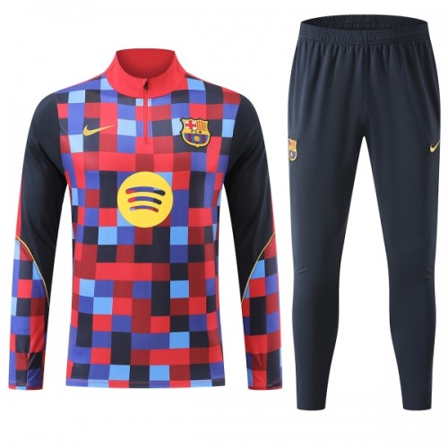 Barcelone Sweat d'Entraînement Quarter-Zip 2026-27 Rouge Barcelone Sweat d'Entraînement Quarter-Zip 2026-27 Rouge