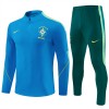Brésil Sweat d'Entraînement Quarter-Zip 2026-27 Bleue