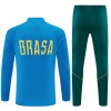 Brésil Sweat d'Entraînement Quarter-Zip 2026-27 Bleue