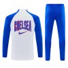 Chelsea Sweat d'Entraînement Quarter-Zip 2026-27 Blanche