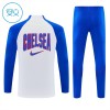 Chelsea Sweat d'Entraînement Quarter-Zip 2026-27 Blanche Enfant