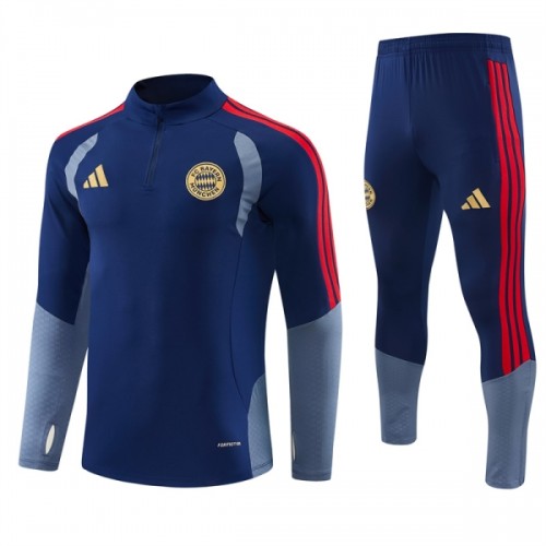 FC Bayern Munich Sweat d'Entraînement Quarter-Zip 2026-27 Bleue FC Bayern Munich Sweat d'Entraînement Quarter-Zip 2026-27 Bleue