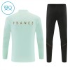 France Sweat d'Entraînement Quarter-Zip 2026-27 Blanche Enfant
