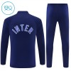 Inter Milan Sweat d'Entraînement Quarter-Zip 2026-27 Bleue Enfant