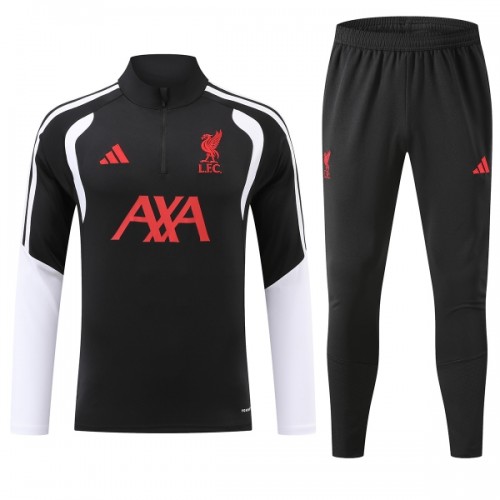 Liverpool Sweat d'Entraînement Quarter-Zip 2026-27 Noire Liverpool Sweat d'Entraînement Quarter-Zip 2026-27 Noire