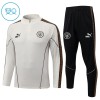 Manchester City Sweat d'Entraînement Quarter-Zip 2026-27 Grise Enfant Manchester City Sweat d'Entraînement Quarter-Zip 2026-27 Grise Enfant