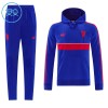 Manchester United Hoodie Sweat d'Entraînement 2026-27 Bleue Enfant