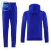 Manchester United Hoodie Sweat d'Entraînement 2026-27 Bleue Enfant
