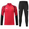 Manchester United Sweat d'Entraînement Quarter-Zip 2026-27 Rouge