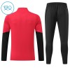 Manchester United Sweat d'Entraînement Quarter-Zip 2026-27 Rouge Enfant