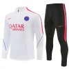 Paris Saint-Germain Sweat d'Entraînement Quarter-Zip 2026-27 Blanche Paris Saint-Germain Sweat d'Entraînement Quarter-Zip 2026-27 Blanche
