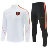 Pays-Bas Sweat d'Entraînement Quarter-Zip 2026-27 Blanche Pays-Bas Sweat d'Entraînement Quarter-Zip 2026-27 Blanche