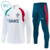 Portugal Sweat d'Entraînement Quarter-Zip 2026-27 Blanche Enfant Portugal Sweat d'Entraînement Quarter-Zip 2026-27 Blanche Enfant