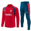 Portugal Sweat d'Entraînement Quarter-Zip 2026-27 Rouge
