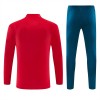 Portugal Sweat d'Entraînement Quarter-Zip 2026-27 Rouge