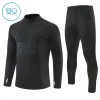 Real Madrid Sweat d'Entraînement Quarter-Zip 2026-27 Noire Enfant