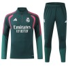 Real Madrid Sweat d'Entraînement Quarter-Zip 2026-27 Verte Real Madrid Sweat d'Entraînement Quarter-Zip 2026-27 Verte