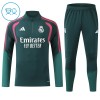 Real Madrid Sweat d'Entraînement Quarter-Zip 2026-27 Verte Enfant Real Madrid Sweat d'Entraînement Quarter-Zip 2026-27 Verte Enfant