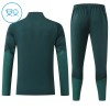 Real Madrid Sweat d'Entraînement Quarter-Zip 2026-27 Verte Enfant