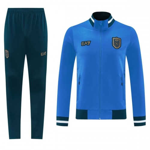 SSC Naples Ensemble Vestes d'Entraînement 2026-27 Bleue SSC Naples Ensemble Vestes d'Entraînement 2026-27 Bleue
