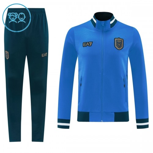 SSC Naples Ensemble Vestes d'Entraînement 2026-27 Bleue Enfant SSC Naples Ensemble Vestes d'Entraînement 2026-27 Bleue Enfant