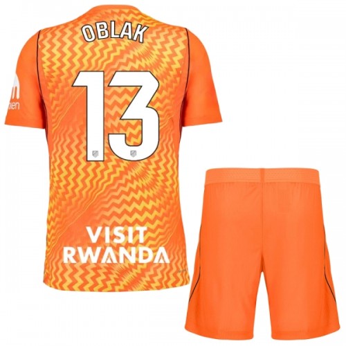 Ensemble Maillot Gardien Atlético Madrid Oblak 13 Orange Version 2026-27 Enfant Ensemble Maillot Gardien Atlético Madrid Oblak 13 Orange Version 2026-27 Enfant