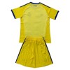 Ensemble Maillot Gardien Real Madrid 2026-27 Jaune Enfant