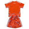 Ensemble Maillot Gardien Real Madrid Orange Version 2026-27 Enfant