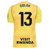 Maillot de Foot Gardien Atlético Madrid Oblak 13 2026-27 Jaune