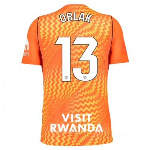 Maillot de Foot Gardien Atlético Madrid Oblak 13 Orange Version 2026-27 Maillot de Foot Gardien Atlético Madrid Oblak 13 Orange Version 2026-27