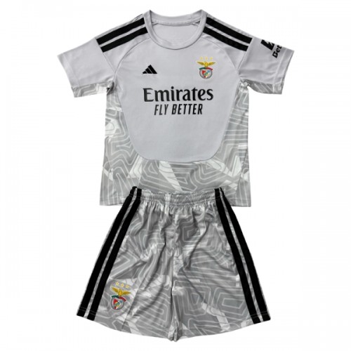 Ensemble Maillot Gardien Benfica 2026-27 Grise Enfant Ensemble Maillot Gardien Benfica 2026-27 Grise Enfant