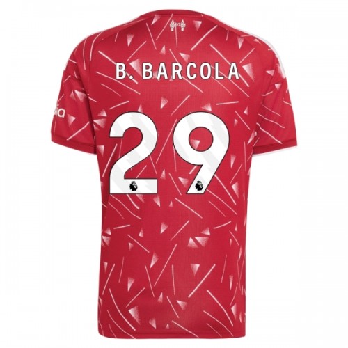 Maillot de Foot Liverpool B. Barcola 29 Domicile 2026-27 Maillot de Foot Liverpool B. Barcola 29 Domicile 2026-27