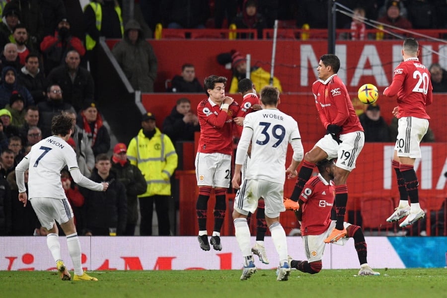 Manchester United a fait match nul 2-2 à domicile avec Leeds United, Rashford a marqué 1 but